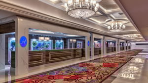 Hotel Front Desk Walkway looking Northwest.
