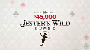 web banner for $45,000 Jester's Wild Drawings